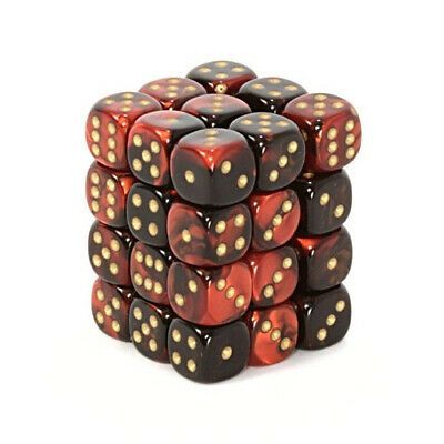 Boite de 36d6 Gemini Black-Red w/gold