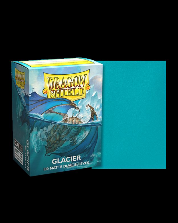 Sleeves Dragon Shield (100) - Glacier Matte Dual