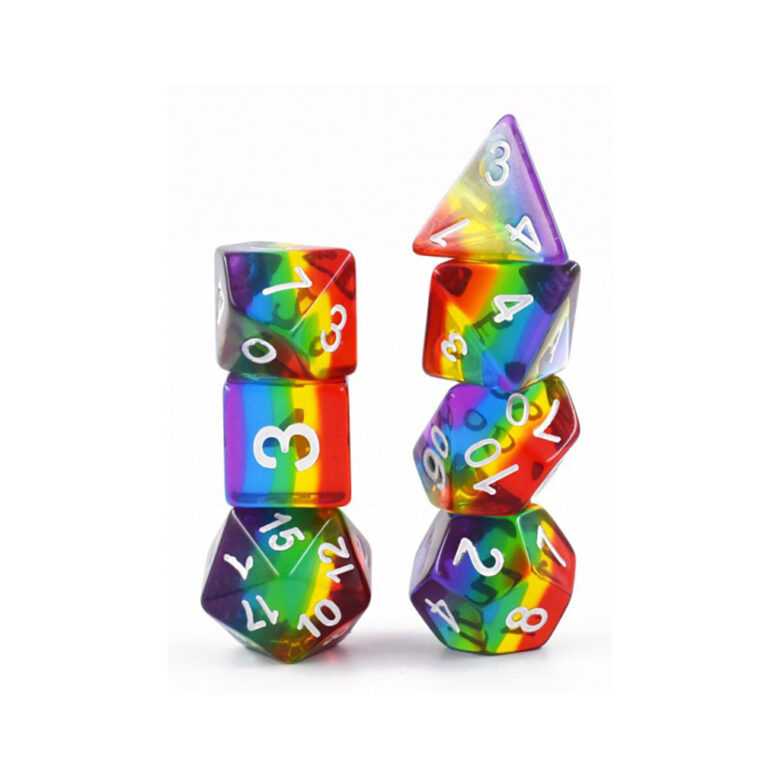 Set de dés Arc-en-ciel