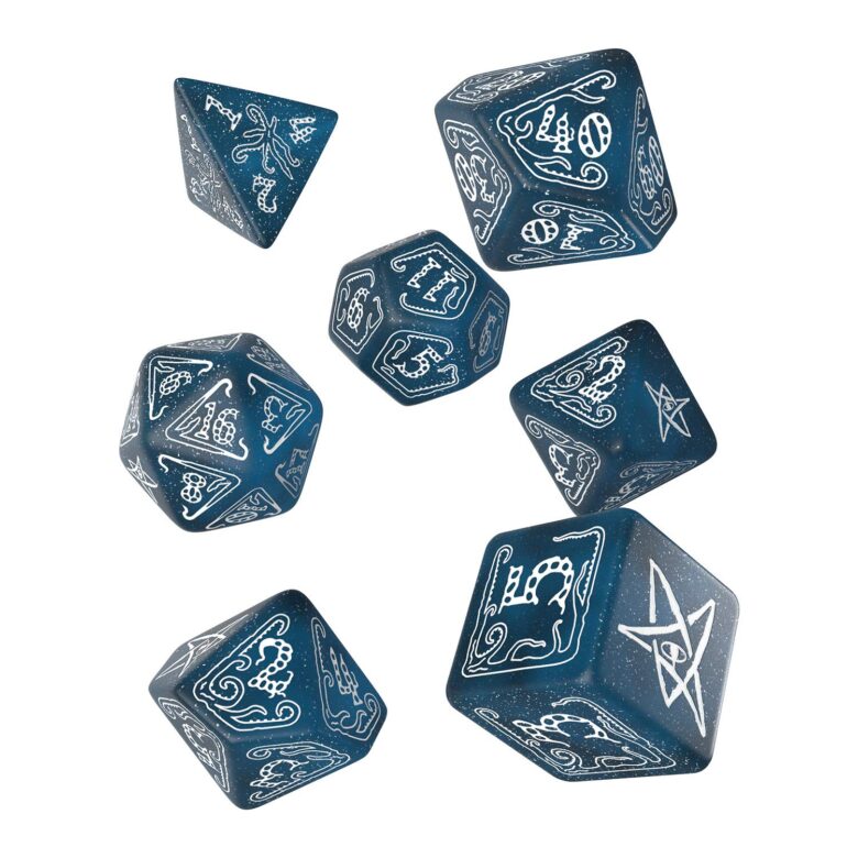 Set de Dés Call of Cthulhu Abyssal & White