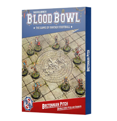 Blood Bowl Bretonnian Pitch & Dugouts