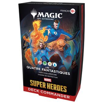 Magic Marvel Super Heroes Commander Les Quatres Fantastiques